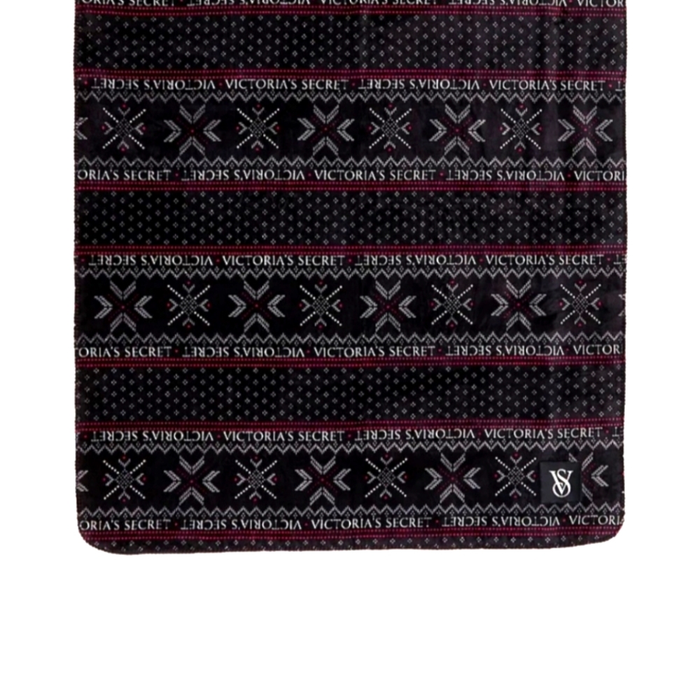 Victoria secret holiday plush blanket
